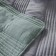 A set with a cabin "Salome", size 230x250 cm, 50x70 cm - 2 pcs, green color