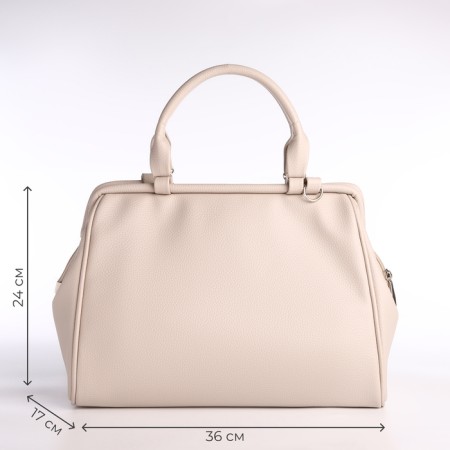 Women's bag Textura, bag, large size, beige color-2