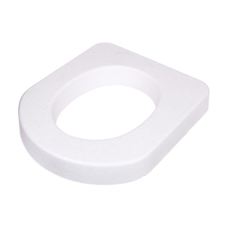 Seat toilet seat, 44 × 38 cm, density 17 kg/m³, foam, white-5