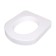 Seat toilet seat, 44 × 38 cm, density 17 kg/m³, foam, white