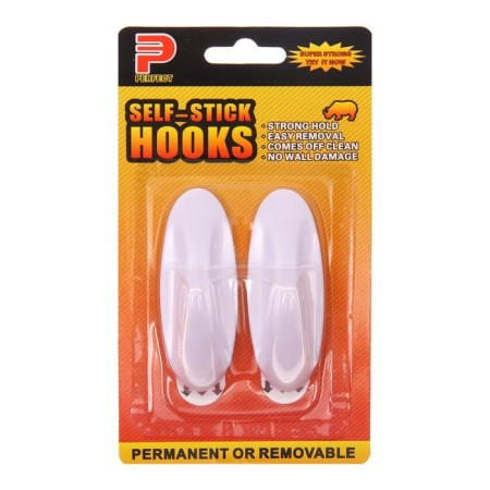 Hooks self -adhesive, round, with a system of universal removal, set, 3 x 8 cm, 2 pcs.-3