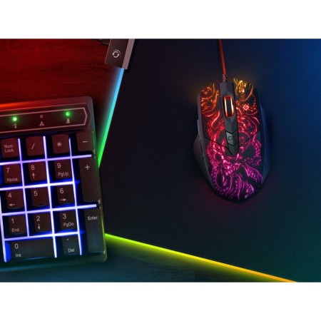 Mouse Defender Titan GM-650L, wired, game, optical, backlight, 7200DPI, black-8