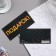 Envenue for money "Gift!" Cutting, embossing, holographic, lamination, gradient, black background, 8,