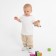 Pants for the baby Minaku: Basic Line Baby, beige color, height 86-92