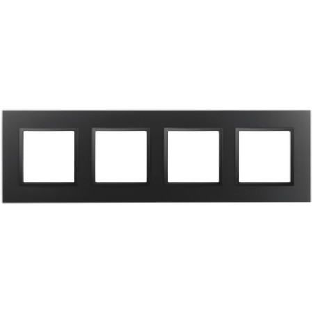 Frame for sockets and switches ERA ELEGANCE 14-5014-05 Classic, 4 posts, anthracite
