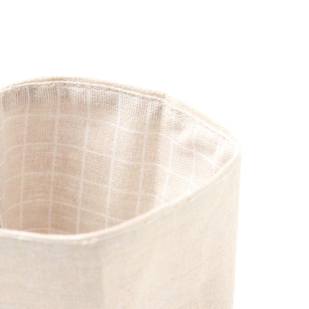 Tekstil. Basket Ethel "Home", beige color, 10x12 cm, 50%HL, 50%p/e-1