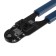 Crimpers of the tundra, to squeeze the computer terminals RJ-45 8P, horizontal compression