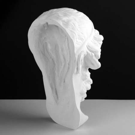 Gypsum figure Homer Mask, 27 x 17.5 x 41 cm-2