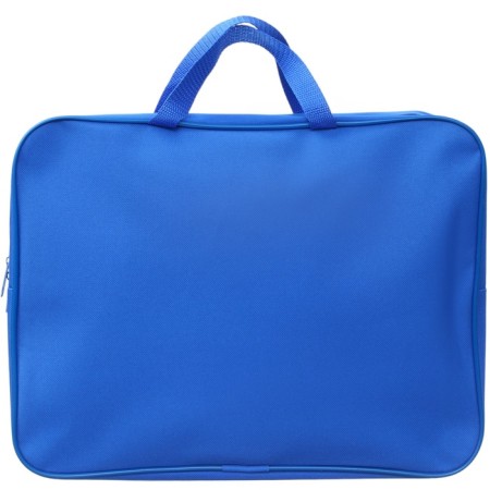 Folder with handles textile A4, 350x270x100 mm, blue tractor-3