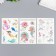 Tattoo on the body phosphorus "Mermaids" mix 12x7.5 cm