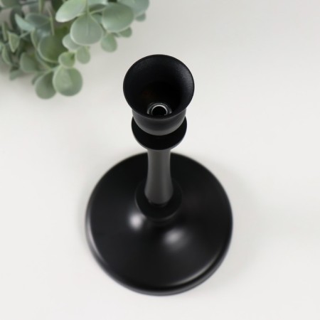 Summary Metal for 1 candle "Chansto" d = 2 cm black 10x10x22 cm-2