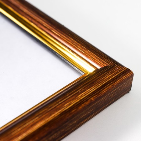Photo frame plastic 21x30 cm bronze (580)-2