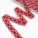 Braid braid, in a roll 20 m., Red-white