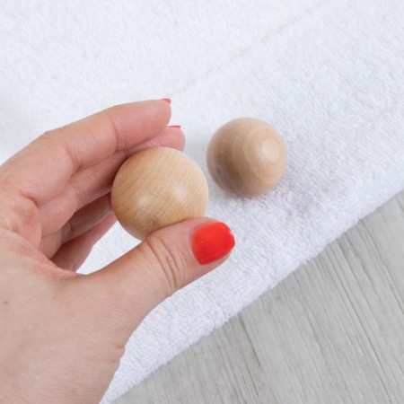 Massage "Balls", D = 3.5 cm, wooden, 2 pcs-1