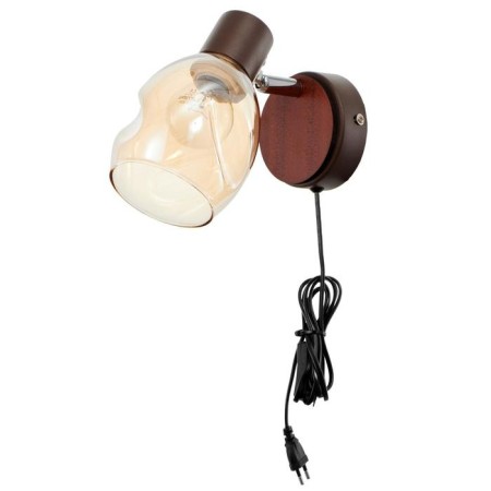 Sconces with wire59389/1 e14 40W coffee-chrom 15x12x16 cm-1