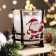 Aromatic candle in a glass on the stand "Santa Claus", 10x9.5x9 cm, mint