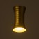 Lamp "Tover" GU10 gold 7x7x11.5 cm