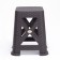 Sodium stool "Armhi", 35 x 37.5 x 45.5 cm, dark brown
