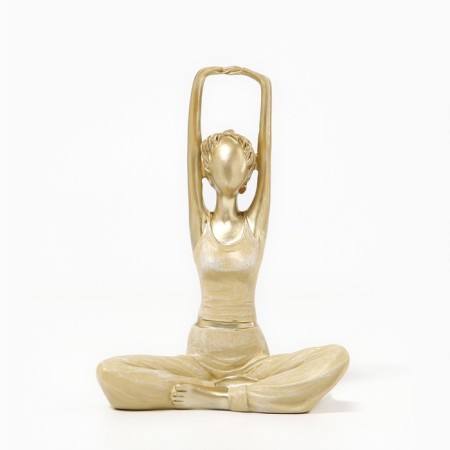 Figure Polystone "Yogin" 12 x 6 x 15 cm
