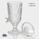 Dispenser for drinks Glass Magistro "Shine", 2.7 l, 17 × 50 cm