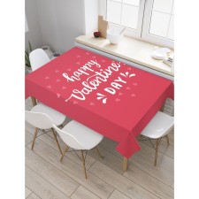 The tablecloth “Valentine's Day”, rectangular, oxford, size 145x180 cm