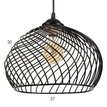 Lamp Bayerlux 2628/1 E27 40W Black 28x28-128 cm-6