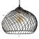 Lamp Bayerlux 2628/1 E27 40W Black 28x28-128 cm