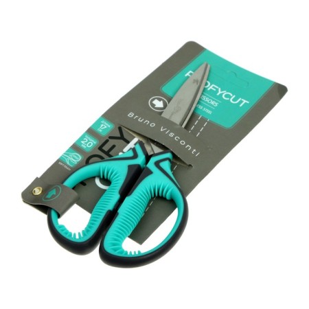Scissors 17 cm, BrunovisConti Profycut, ergonomic plastic handles-1