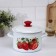 Cylindrical pan, 5 l, induction, neckline mix, white color