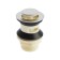 Bottom valve Zein Bp3, plastic housing, small button, stainless steel, overflow