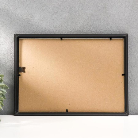 Photo frame A4 21x30 cm 45-n (f) black (plastic screen)-3