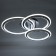 Luer with PDD "Landi" 3xLED 3000-6000K 272W Black 74x71x18 cm Bayerlux