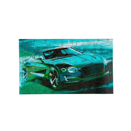 Figure puzzle "Retro car", 120 parts, 28 × 20 cm-1