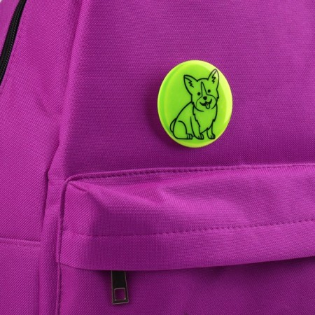 The reflective icon "Corgi", d = 5.8 cm, color mix-2