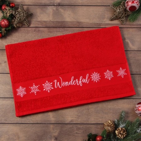 Trick towel "Wonderful" 50x90 cm, 100% cotton, 360g/m2