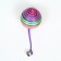 Textile ball "Strip with a tail", 5.5 cm, mix of flowers