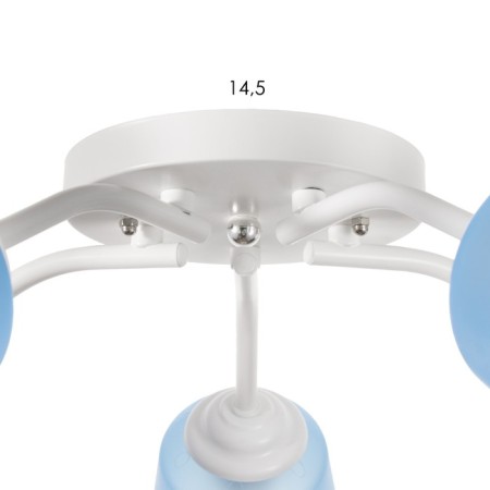 Causte "Online" (cylinder) 5x15W E27 Model: BR 00209 White/blue-3
