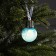 Christmas ball "Blue" d = 5 cm, 1 LED, AG13X3 (in the compartment), glow warm white