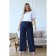Female trousers, size 48, blue color