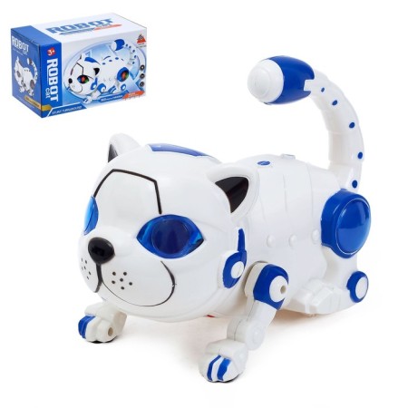 A cat-toy "cat", works on batteries, light and sound effects, mix