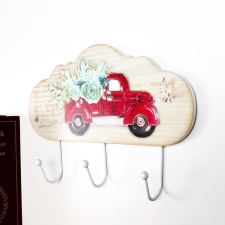 Decorative tree hooks "Truck with succulents" 19x26.5x4.5 cm-1