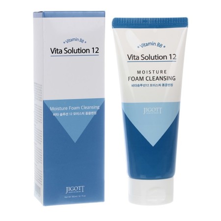 Jigott Vita Solution 12 Moisture Foam Cleansing 180 ml