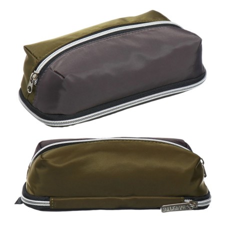 The pencil case is soft, 2 compartments, 80 x 210 x 60 mm, voluminous, Devente Block Coloirs. Shadows 7025416