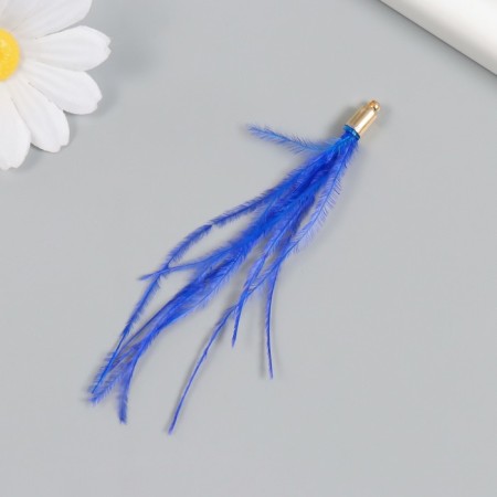 Decor for creativity Pen "Brush Ostrus" set 2 pcs blue 9x0.5 cm-1