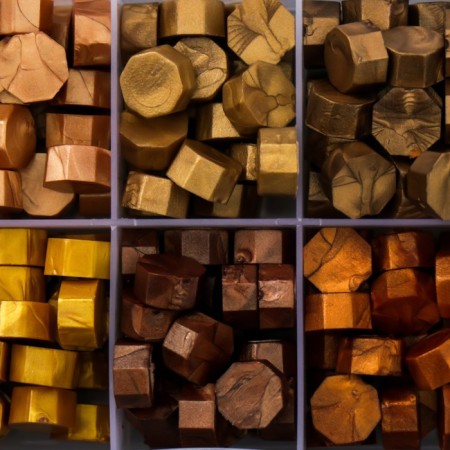 Surgus set "All shades of gold" 10 colors 12.7x6.5x2 cm-3