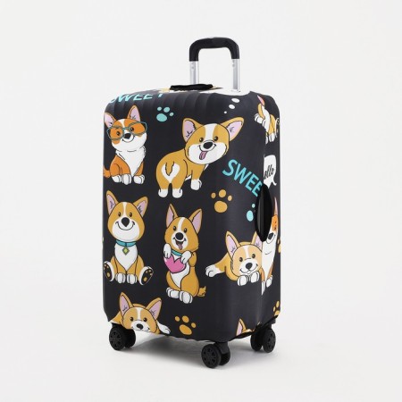 Case for a suitcase 28 ", black color/multi -colored