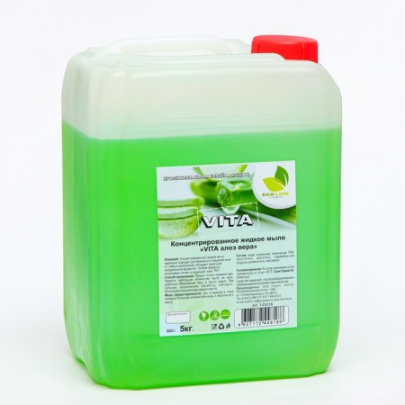Concentrated liquid soap "Vita Aloe Vera" Euro Canister, 5kg