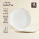 Sl Home “Cascon” plates, d = 27 cm, set 2 pcs, bone porcelain, white