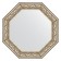 Mirror in the baguette frame, baroque silver 106 mm, 80.4x80.4 cm