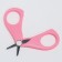 A child’s care set, 5 items (comb, tweezers, scissors, a knipser, saw), pink color